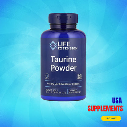USA Supplements | Life Extension, Taurine Powder ( Heart & Cardiovascular Support )