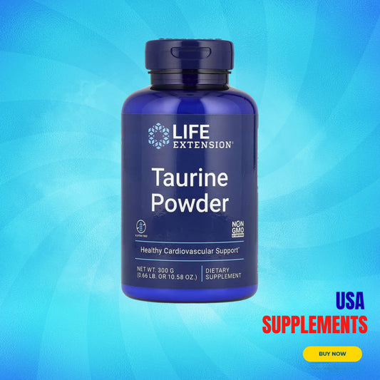 USA Supplements | Life Extension, Taurine Powder ( Heart & Cardiovascular Support )