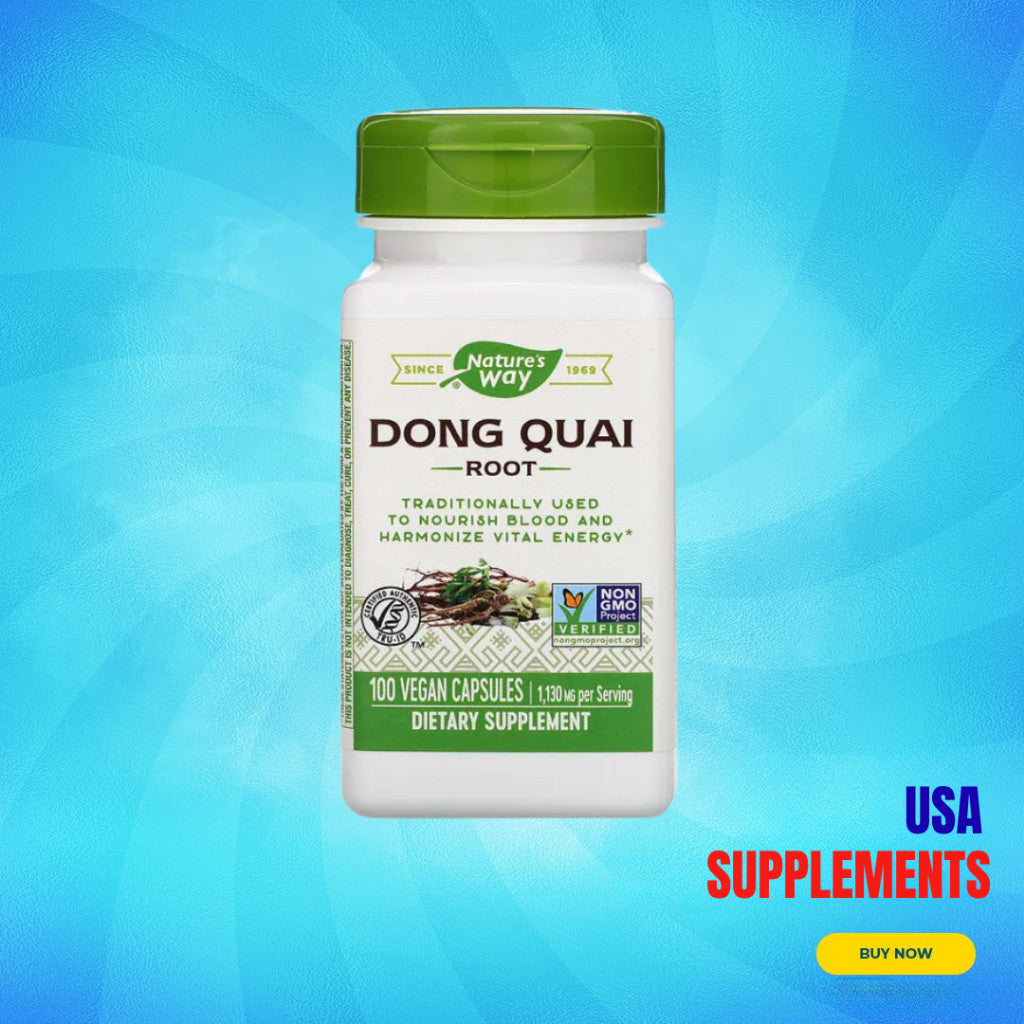 USA Supplements | Nature's Way, Dong Quai Root ( Supports Women’s Hormonal Balance )