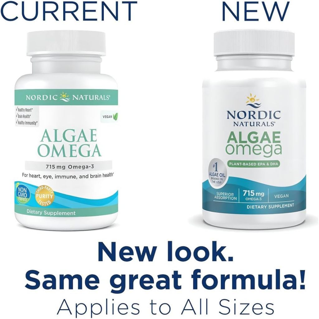 USA Supplements | Nordic Naturals, Algae DHA ( Supports Brain Health )