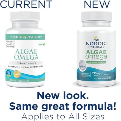 USA Supplements | Nordic Naturals, Algae DHA ( Supports Brain Health )