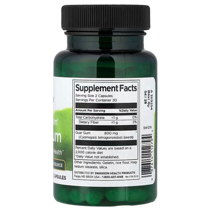 USA Supplements | Swanson, Full Spectrum® Guar Gum ( Digestive & Fiber Support )