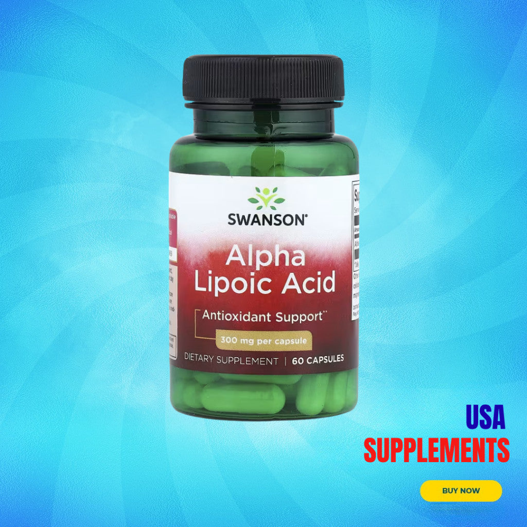 USA Supplements | Swanson, Alpha Lipoic Acid, 300 mg, 60 Capsule ( Cellular Antioxidant Protection )