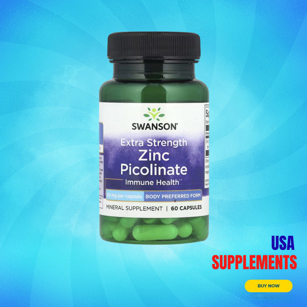 USA Supplements | Swanson, Zinc Picolinate, Extra Strength ( Immune Health )