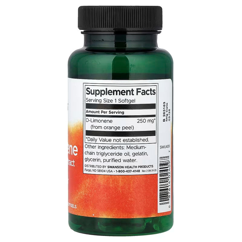 USA Supplements | Swanson, D-Limonene ( Immune Support )
