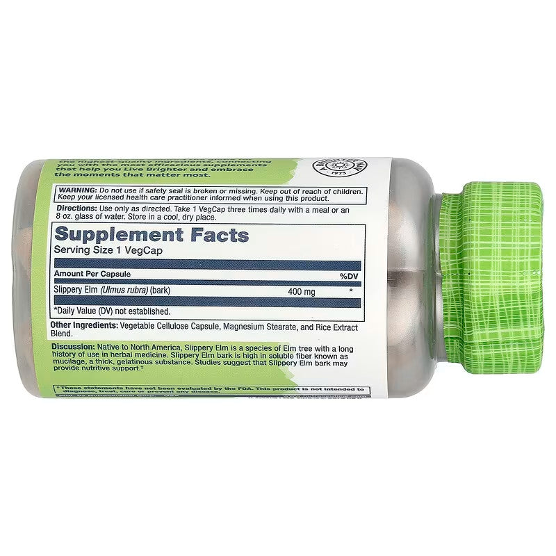 USA Supplements | Solaray, True Herbs, Slippery Elm ( Digestive Support )