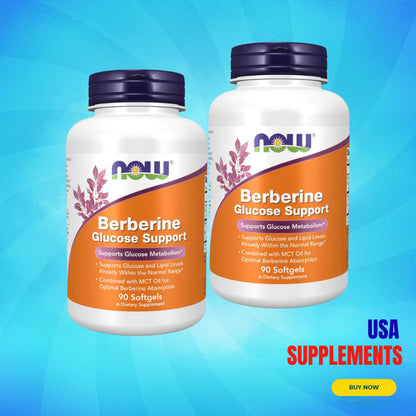 USA Supplements | NOW Foods, Berberine Glucose Support ( Supports Glucose Metabolism )