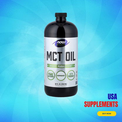 USA Supplements | NOW Foods, Sports, MCT Oil, Unflavored, 32 fl oz ( Weight Management )