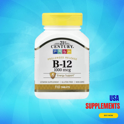 USA Supplements | 21st Century, B-12 ( Supports Energy Levels )