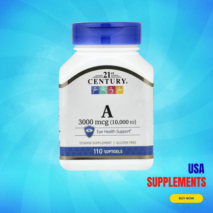 USA Supplements | 21st Century, Vitamin A ( Eye Health Support )