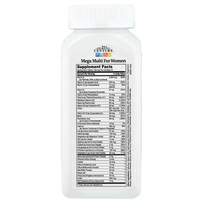 USA Supplements | 21st Century, Mega Multi ( Supports Immune System Health )