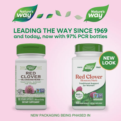 Nature's Way, Red Clover Blossom/Herb ( Cardiovascular Health, Bone Health & Cholesterol Balance )