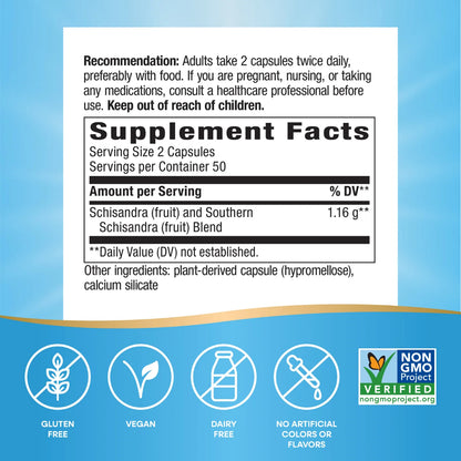 Nature's Way, Schisandra Fruit ( Adaptogenic Support, Liver Health, Mental Clarity & Endurance )