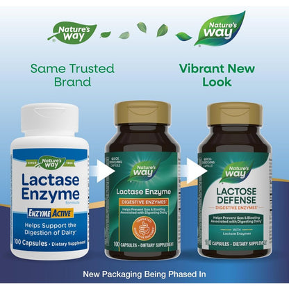 Nature's Way, Lactose Defense ( Reduces Digestive Discomfort )