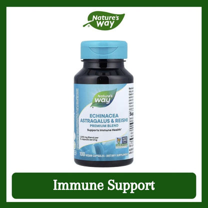 Nature's Way, Echinacea Astragalus & Reishi ( Immune Support & Adaptogenic Properties )