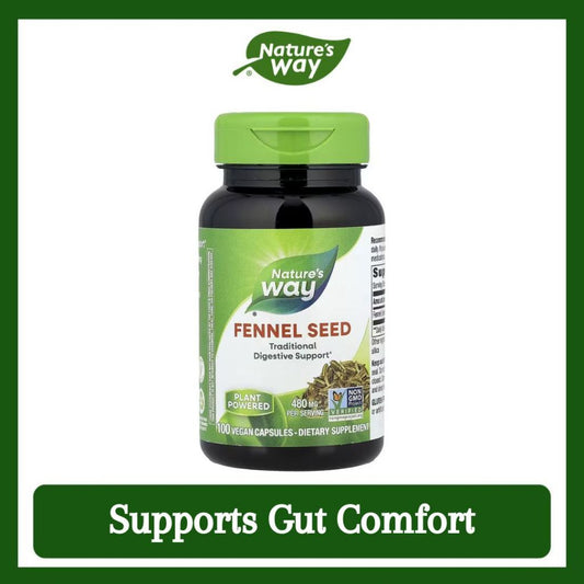 Nature's Way, Fennel Seed ( Supports Gut Comfort, Rich in Nutrients & Antioxidants )
