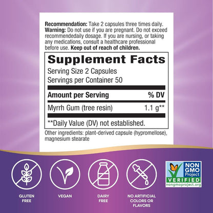 Nature's Way, Myrrh Gum, Tree Resin ( Digestive Support & Antioxidant Properties )