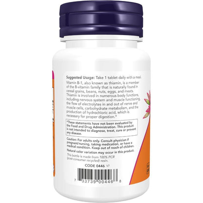 USA Supplements | NOW Foods, B-1 ( Supports Energy Metabolism )