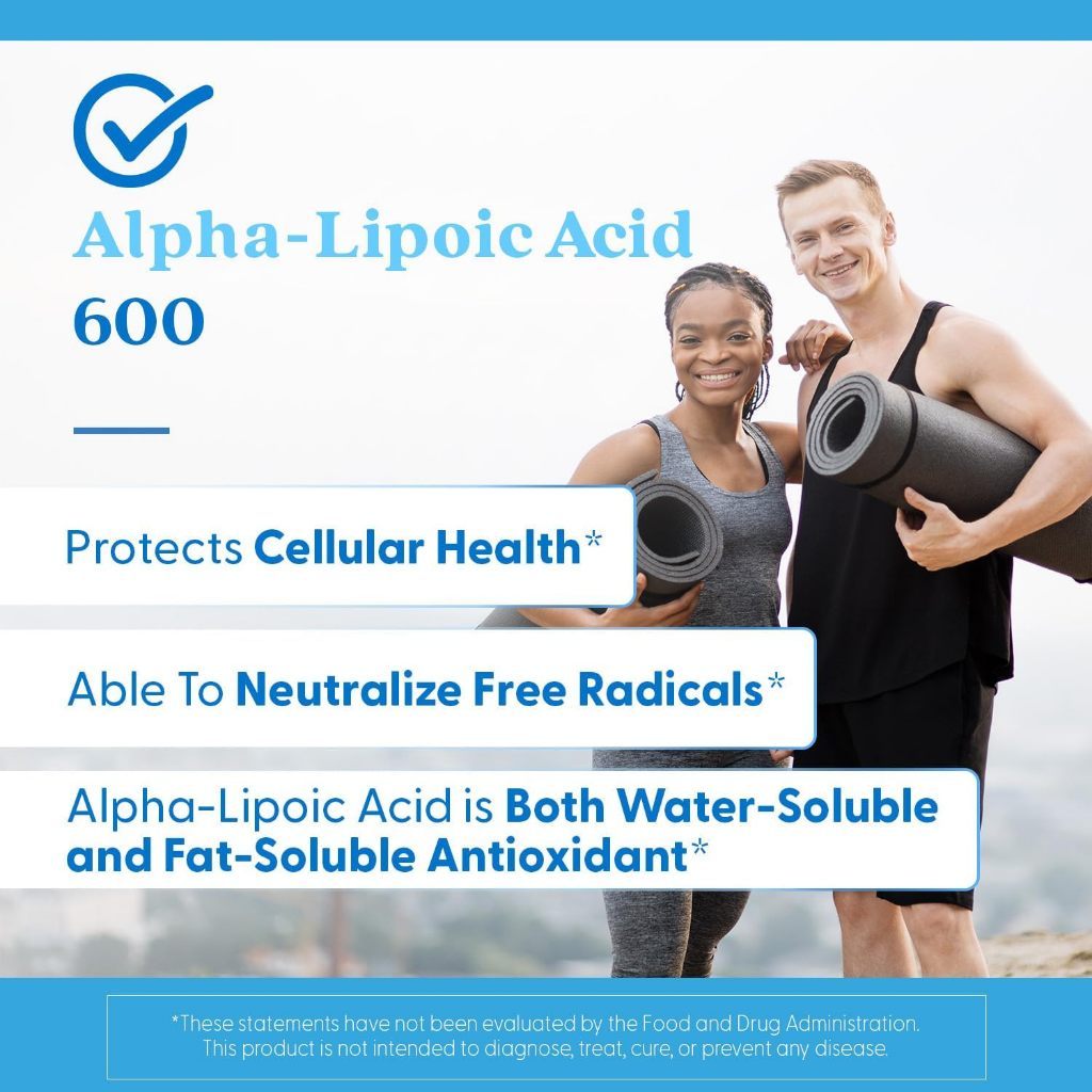 USA Supplements | Doctor's Best, Alpha-Lipoic Acid 600, 600 mg ( Antioxidant Support )