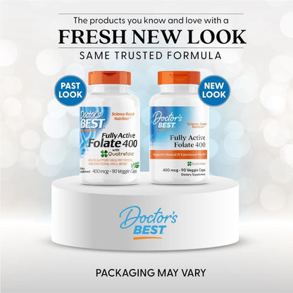 USA Supplements | Doctor's Best, Fully Active Folate ( Supports Healthy DNA & Cell Growth )