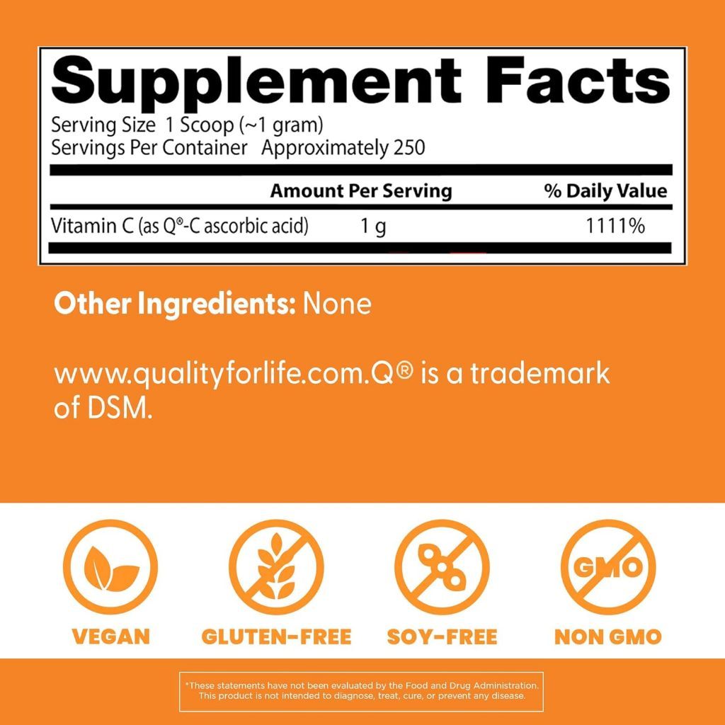 USA Supplements | Doctor's Best, Pure Vitamin C Powder ( Immune System Support )