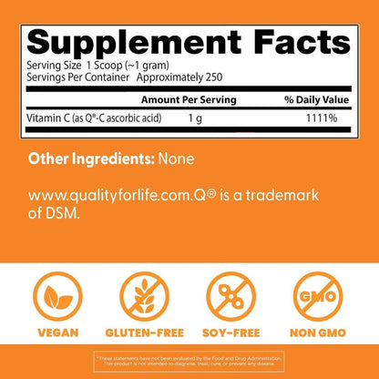 USA Supplements | Doctor's Best, Pure Vitamin C Powder ( Immune System Support )