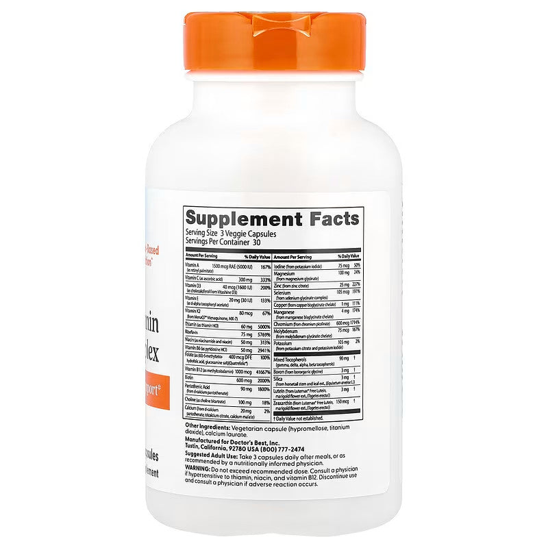 USA Supplements | Doctor's Best, Multi-Vitamin Mineral Complex ( Energy & Metabolism )