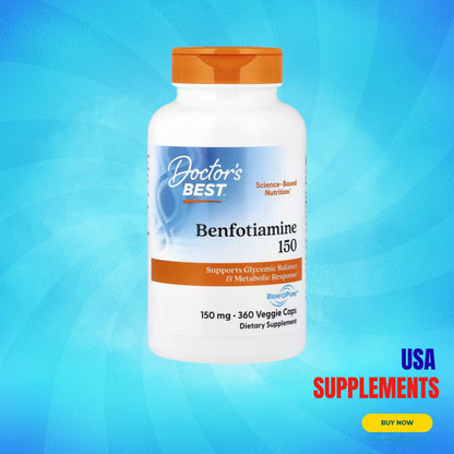 USA Supplements | Doctor's Best, Benfotiamine ( Nerve Health Support )
