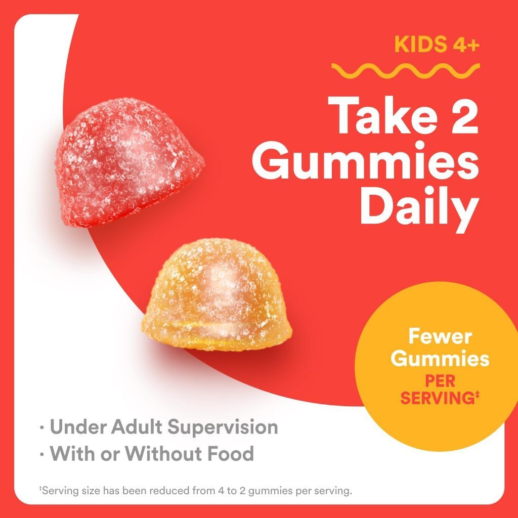 USA Supplements | SmartyPants, Kids Organic, Multi & Omegas Gummies ( Supports Brain Development )