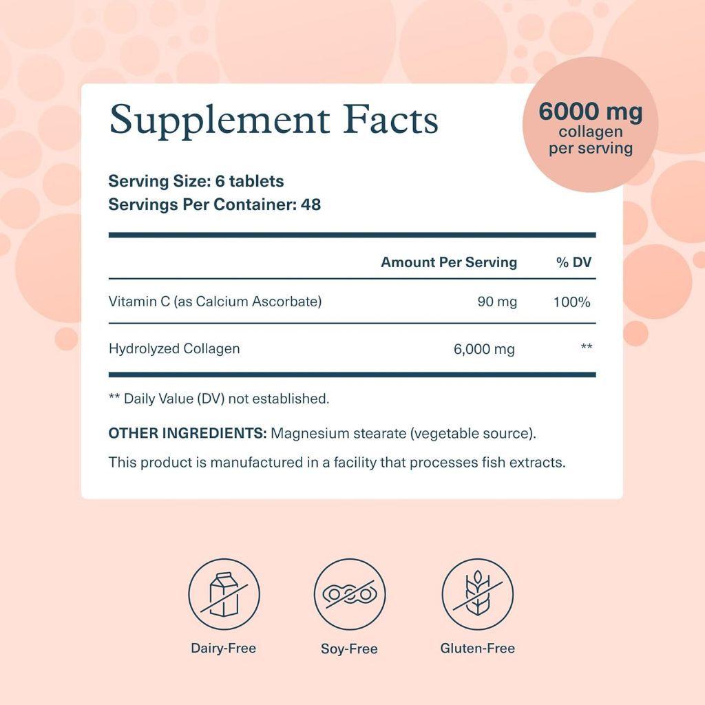 USA Supplements | Youtheory, Collagen, 290 Tablets ( Skin Support, Hair & Nail Health )