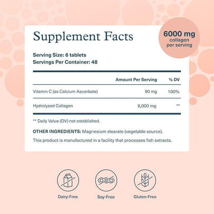 USA Supplements | Youtheory, Collagen, 290 Tablets ( Skin Support, Hair & Nail Health )