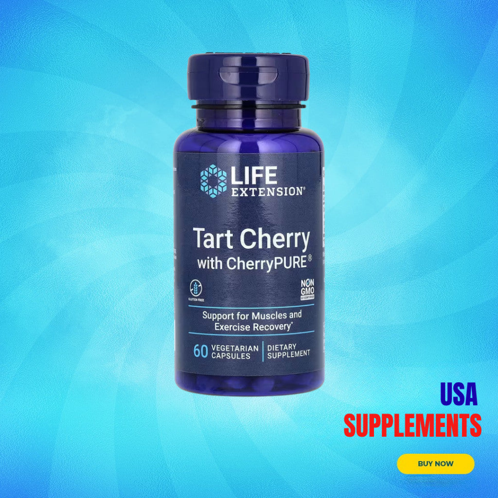 USA Supplements | Life Extension, Tart Cherry with CherryPURE ( Muscle Recovery )
