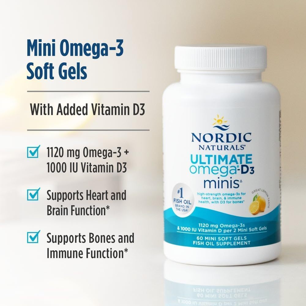 USA Supplements | Nordic Naturals, Ultimate Omega®-D3 Minis ( Heart Health Support )