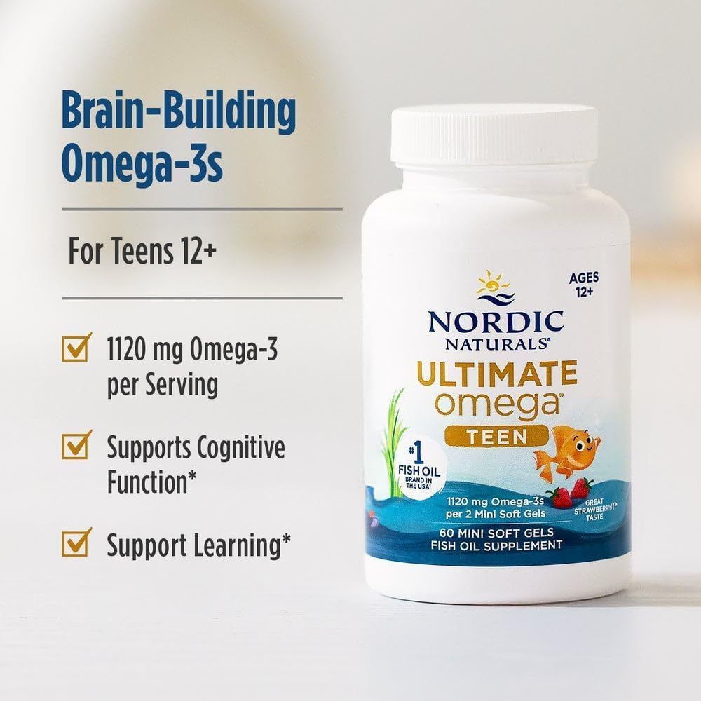 USA Supplements | Nordic Naturals, Teen, Ultimate Omega ( Brain and Cognitive Support )