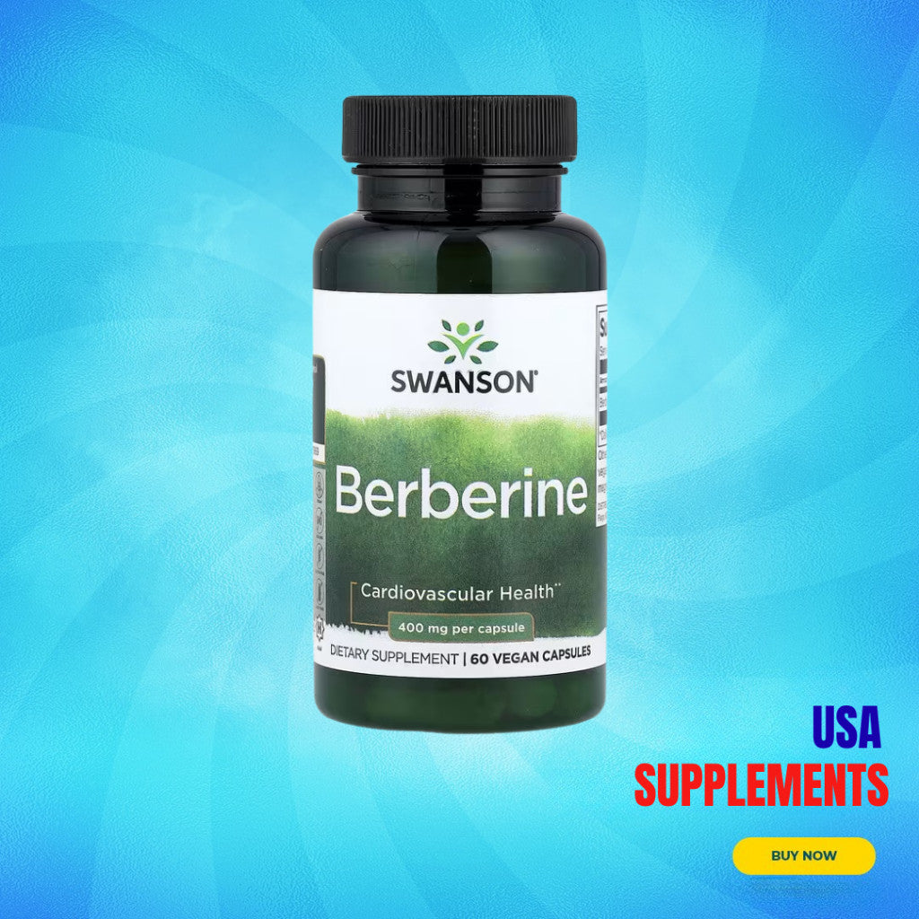 USA Supplements | Swanson, Berberine ( Supports Blood Sugar Metabolism )