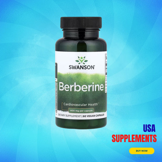 USA Supplements | Swanson, Berberine ( Supports Blood Sugar Metabolism )