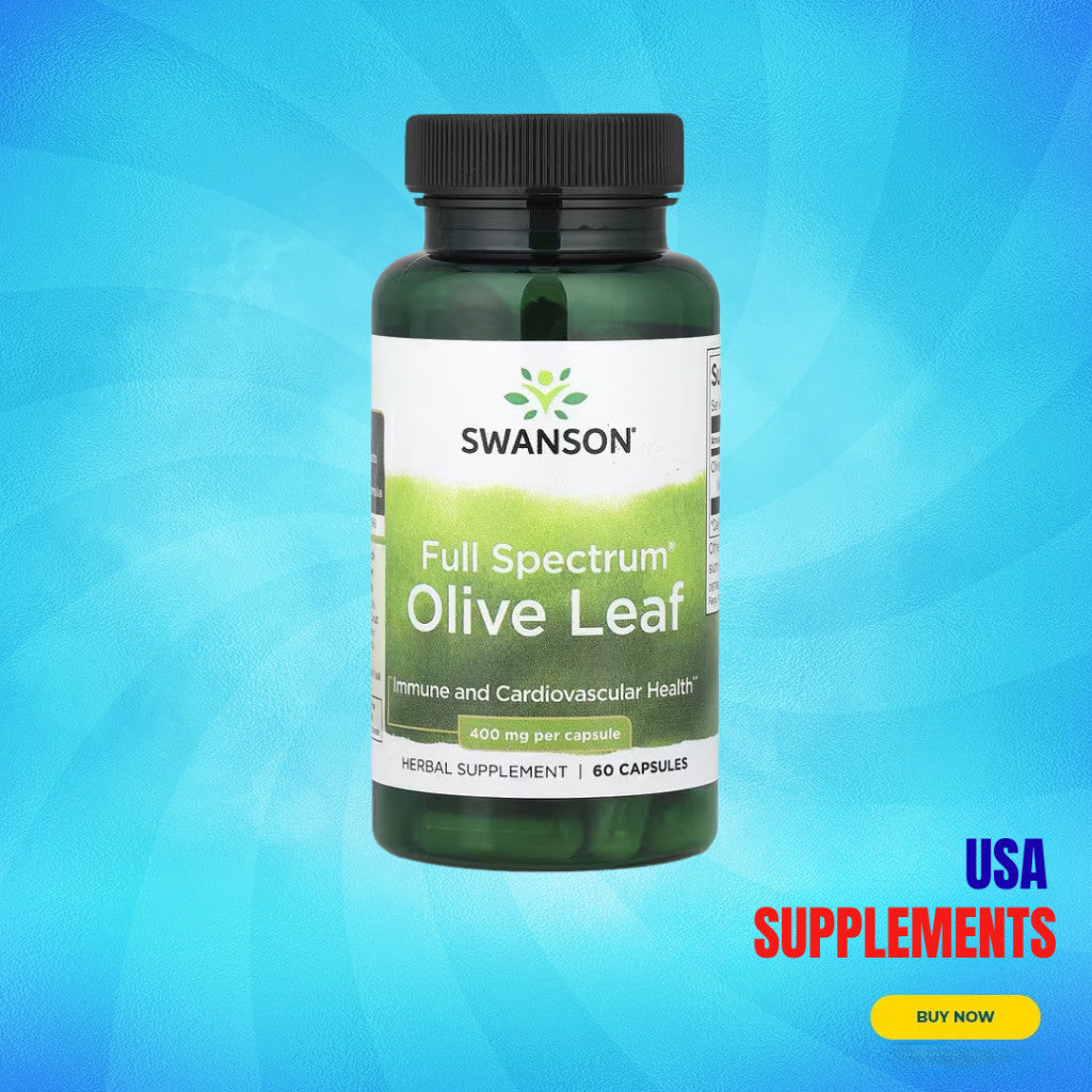 USA Supplements | Swanson, Full Spectrum® Olive Leaf ( Immune System Health )