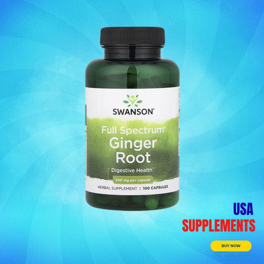 USA Supplements | Swanson, Full Spectrum® Ginger Root ( Digestive Health )