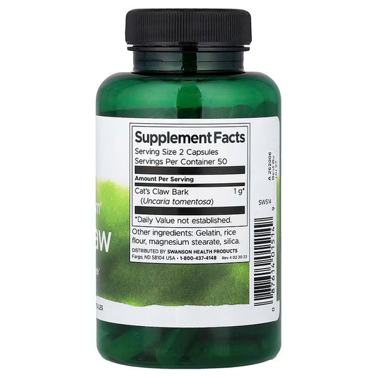 USA Supplements | Swanson, Full Spectrum® Cat's Claw ( Traditional Immune Health )
