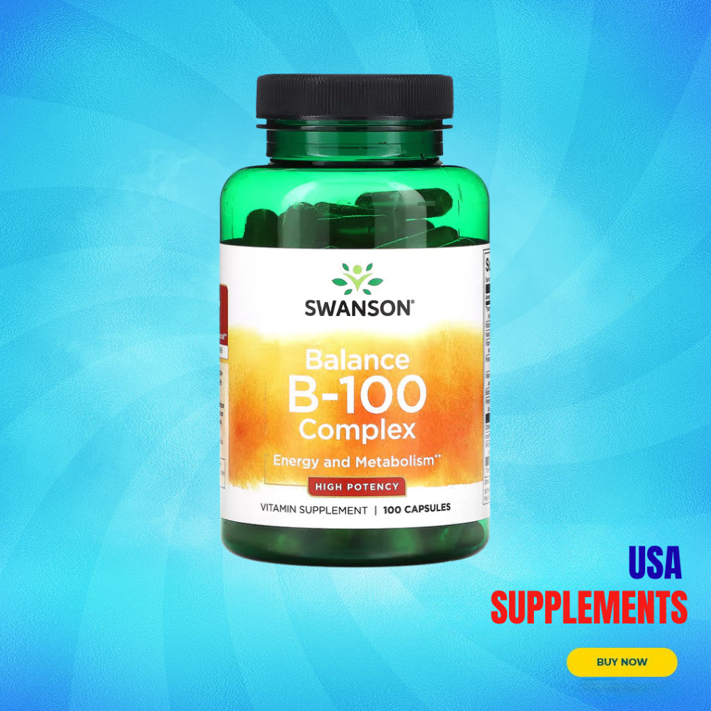 USA Supplements | Swanson, Balance B-100 Complex ( Energy and Metabolism )