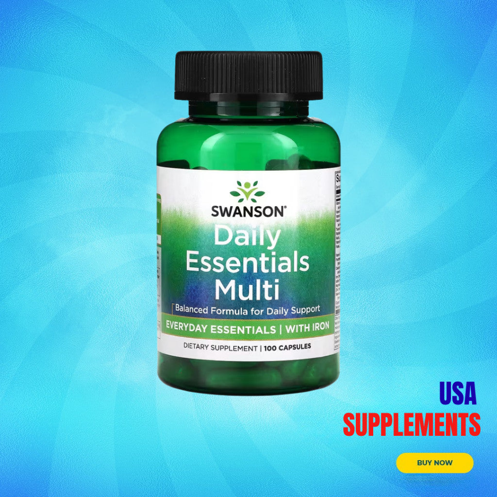 USA Supplements | Swanson, Daily Essentials Multi ( Balanced Formula for Daily Support )