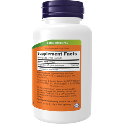 USA Supplements | NOW Foods, Ginger Root ( Digestive Support )