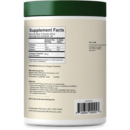 USA Supplements | Great Lakes Wellness, Collagen Peptides ( Bone, Joint & Cartilage )