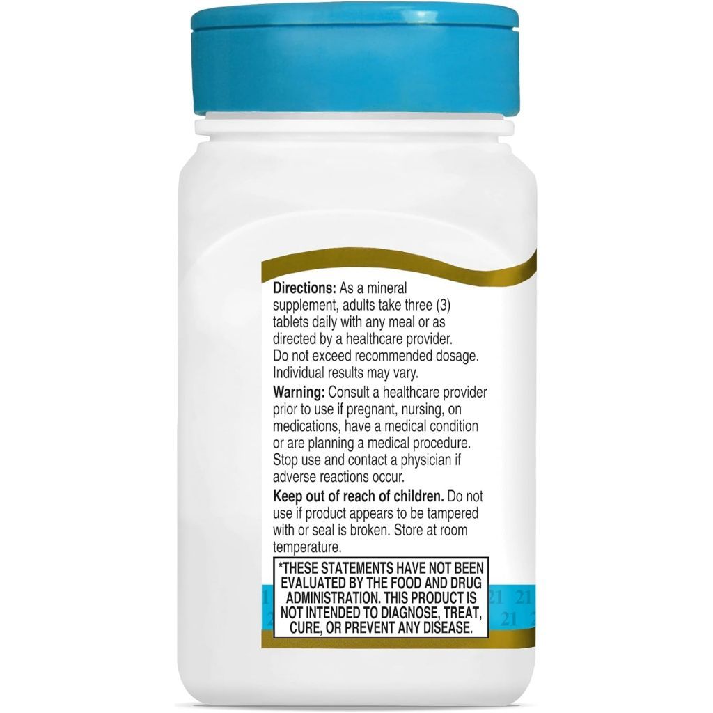 USA Supplements | 21st Century, Calcium Magnesium Zinc + D3, 90 Tablets ( Bone Support )