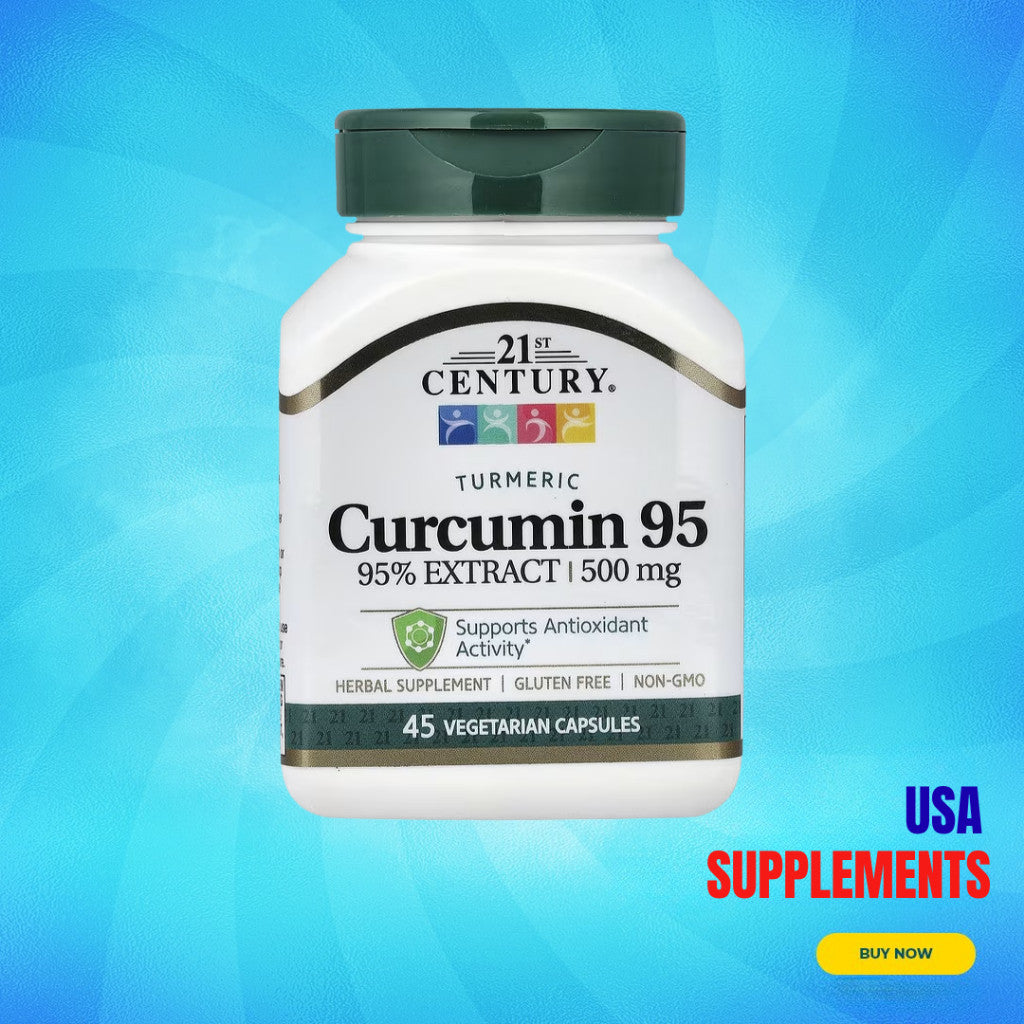 USA Supplements | 21st Century, Curcumin 95 ( Supports Joint Health )