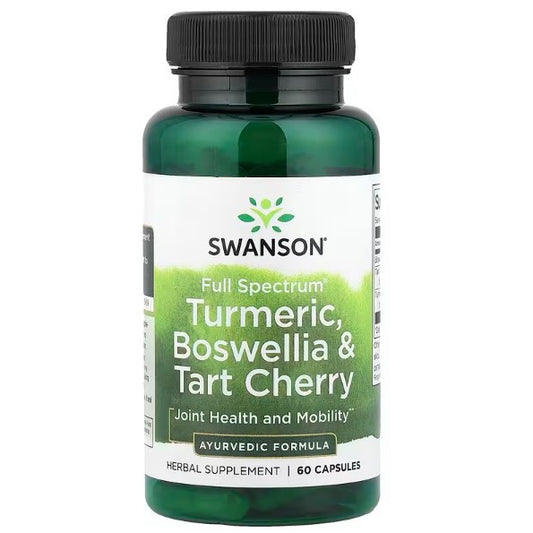 HealthilyYou | Swanson, Full Spectrum®, Turmeric, Boswellia & Tart Cherry, Joint Health and Mobility