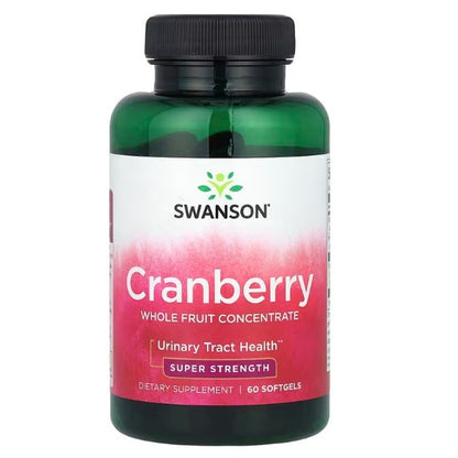 HealthilyYou | Swanson Cranberry & Cranberry, Whole Fruit Concentrate, Softgels Urinary Tract Health