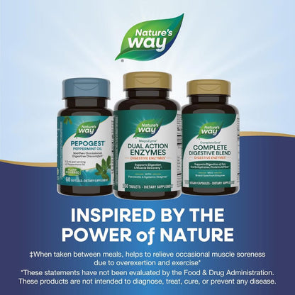 Nature's Way, MegaZyme®, Dual Action Enzymes ( Digestive Support & Muscle Recovery )