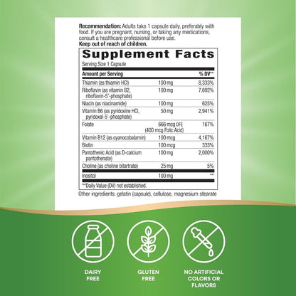 Nature's Way, B-100 Complex ( Cellular Energy Production & Nerve Health )