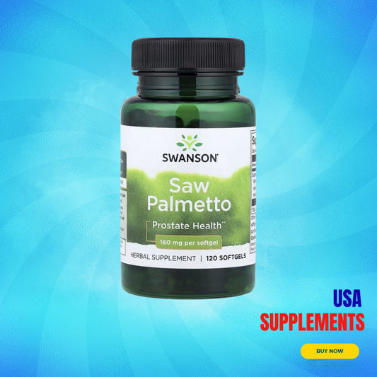 USA Supplements | Swanson, Saw Palmetto, 160 mg, 120 Softgels ( Supports Hormonal Balance )